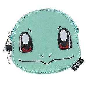 Loungefly pokémon Squirtle face coin purse